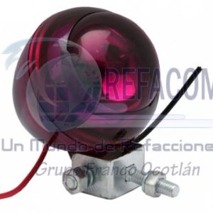 RS-FL-007-PURPLE OJO VENADO BASE ACRILICA REDONDO MED. 60(MM)