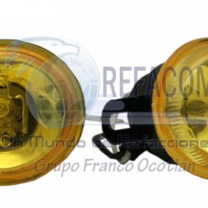 RS-FL-028-YELLOW FARO OVALADO MED. 60x54(MM) SET2