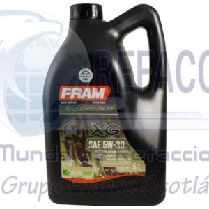 SAF5W30P5 ACEITE FRAM SINTETICO 5W30 SN 5L       =SAF5W30N5