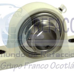 SPUCP208-24 CHUMACERA PISO 1 1/2" ACERO INOX GRADO ALIMENTICIO