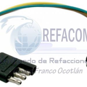 SY014 ARNES CONECTOR C/CABLE 12" 4 ENTRADAS 3 MA