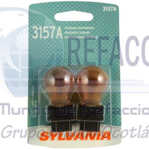 SYLVANIA-3157A FOCO SYLVANIA 3157 AMBAR 27/7W SET/2PZ =87346