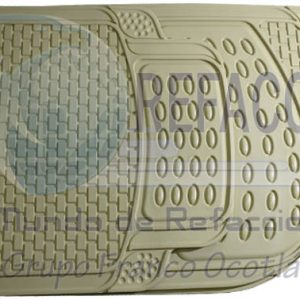 TAP-284B TAPETE HULE GRUESO 4 PZAS BEIGE =TAP-284BE