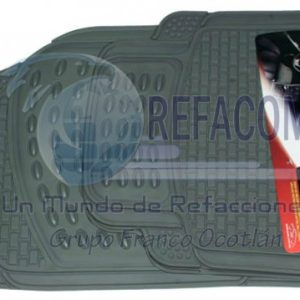 TAP-284G TAPETE HULE 4PZ GRIS =GUTP001-GRIS
