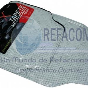TAP-35D TAPETE CROMADO BLANCO/CROMADO RAYAS JGO =IAC00001