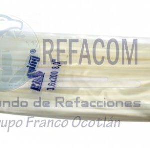 TIE-3.6x200 CINTILLA 3.6x200 8" BOL/100PZ=RS-RS-000-476=CIN-20