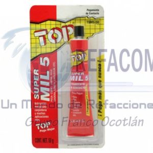 TSM5-50 PEGAMENTO CONTACTO TUBO TOP 50g(CUERO,LAMINA,HULE)