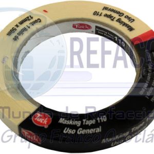 TUCK-2167200195 CINTA MASKING TAPE TUK 12MMx50M T-110