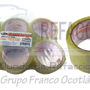 TUCK-2167202161 CINTA EMPAQUE TUCK 48MMx50M TRANSPARENTE T-182