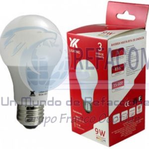 YKA1910 FOCO CASA LED YANKON 9W 6500K 100-240V=YGA03A41