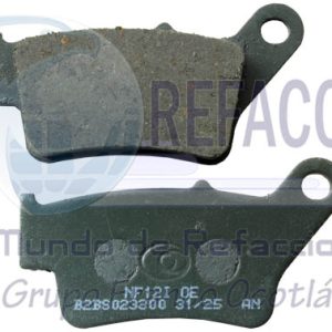 36DH4174 BALATA FRENO JGO TRAS PULSAR NS160TD,N250,N160
