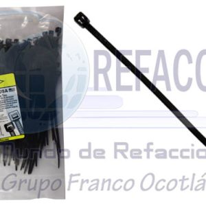 DIFUS-CN9N CINTILLA MED 4" 100x2.5MM 18LB NEGRA B/100PZ